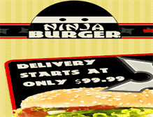 Tablet Screenshot of ninjaburger.com